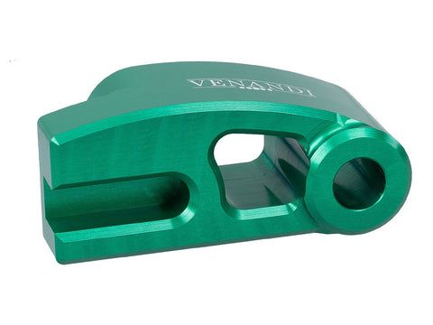 spacer Venandi CNC, rear brake plate stopper, green for Simson VENANDI MOTORS MOTOVEIKALS 21