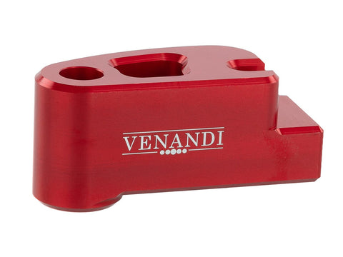 spacer Venandi CNC, rear brake plate stopper, red for Simson VENANDI MOTORS MOTOVEIKALS 21