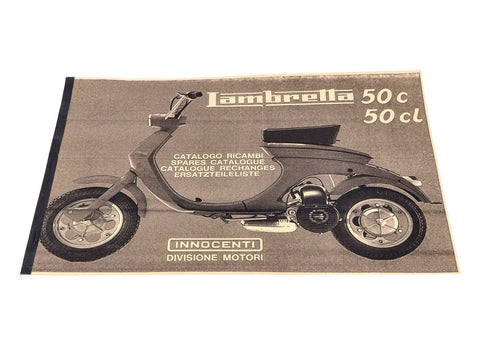 Spare parts list Parts catalog for Innocenti Lambretta 50 C CL DIVERSE / IMPORT MOTOVEIKALS 21
