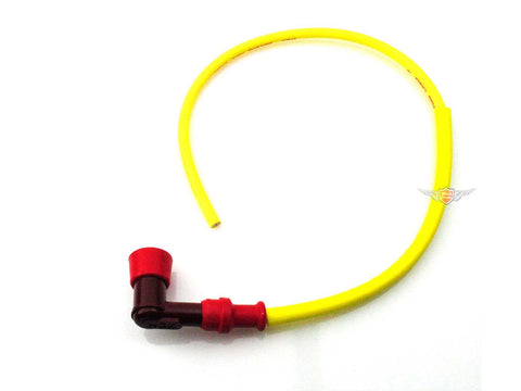 Spark plug cap NGK 50 cm cable length 10 mm spark plug thread diameter 12 14 red for Zündapp, Kreidler, Hercules, Puch, KTM, Yamaha, Honda, Kawasaki, Suzuki, moped, moped, mokick NGK MOTOVEIKALS 21
