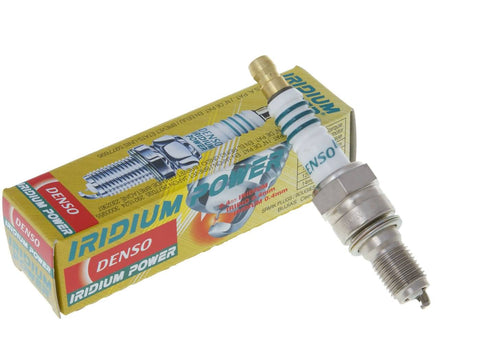 spark plug DENSO IUH24 Iridium Power with screwable plug connector DENSO MOTOVEIKALS 21