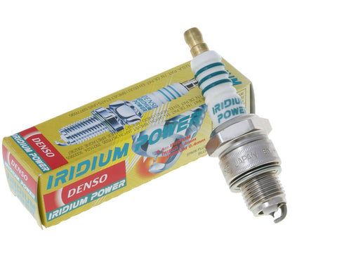 spark plug DENSO IWF22 (BR7HIX) Iridium Power with screwable plug connector DENSO MOTOVEIKALS 21