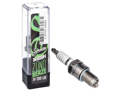 spark plug Schmitt Iridium 14-260-LIR (BR8EIX) with screwable plug connector SCHMITT MOTOVEIKALS 21