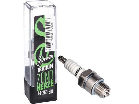 spark plug Schmitt Iridium 14-260-SIR (BR8HIX) with screwable plug connector SCHMITT MOTOVEIKALS 21