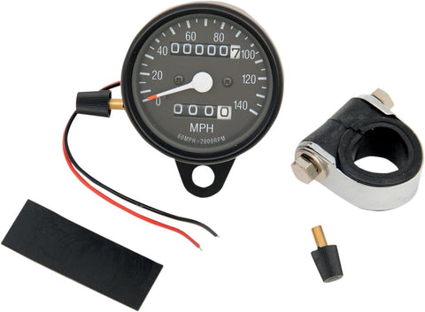 Speedo Blk 2:1Trp Blk Fce DRAG SPECIALTIES DRAG SPECIALTIES MOTOVEIKALS 21