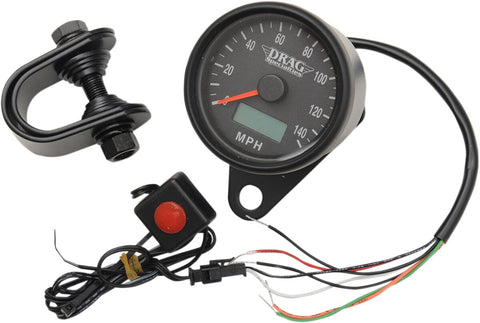 Speedo Blk 2.4" Prog Blk DRAG SPECIALTIES DRAG SPECIALTIES MOTOVEIKALS 21