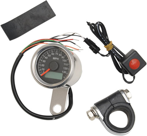 Speedometer 1.87"Blk Pro DRAG SPECIALTIES DRAG SPECIALTIES MOTOVEIKALS 21
