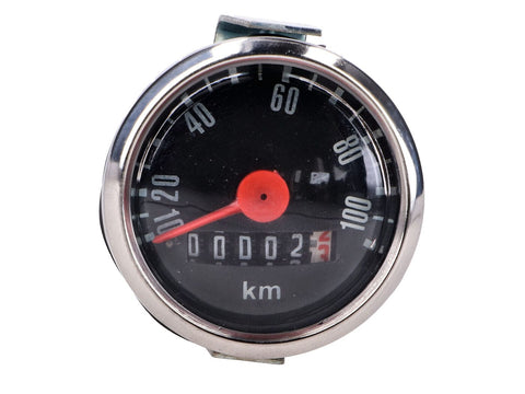 speedometer 100km/h 48mm black for Hercules, Kreidler, Puch, Zündapp, Miele, DK 101 OCTANE MOTOVEIKALS 21