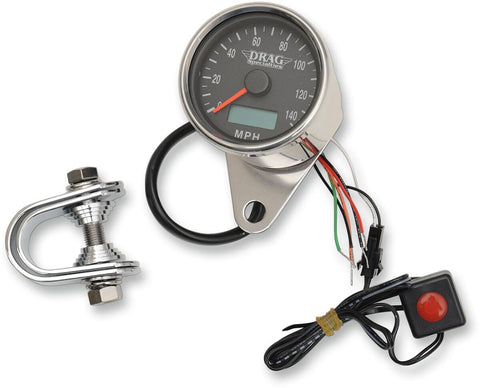 Speedometer 2.37"Blk Pro DRAG SPECIALTIES DRAG SPECIALTIES MOTOVEIKALS 21