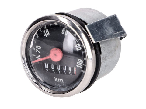 Speedometer black mounting diameter approx. 48mm for Hercules, Kreidler, Puch, Zündapp, Miele, DKW, KTM NTS PARTS MOTOVEIKALS 21