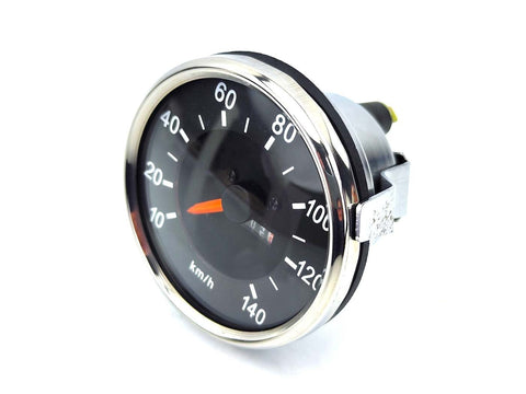 Speedometer replica mounting diameter 60mm outer diameter 85mm for Kreidler Florett, Flory, RMC, LF, LH, RM, TM, Mustang MF 23, Hercules, Zündapp, Puch DIVERSE / IMPORT MOTOVEIKALS 21
