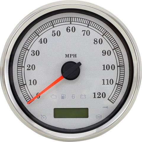 Speedometer Slvr Mph 5" DRAG SPECIALTIES DRAG SPECIALTIES MOTOVEIKALS 21