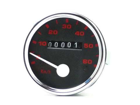 Speedometer VDO 60mm diameter 3mm shaft mount for Piaggio moped, moped DIVERSE / IMPORT MOTOVEIKALS 21