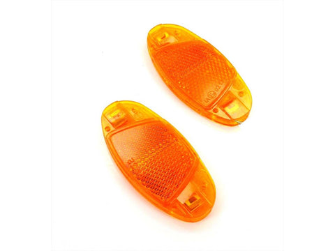 Spoke reflectors 2 pieces 80mm x 35mm 2.00mm 60mm for moped, moped, mokick, bicycle DIVERSE / IMPORT MOTOVEIKALS 21