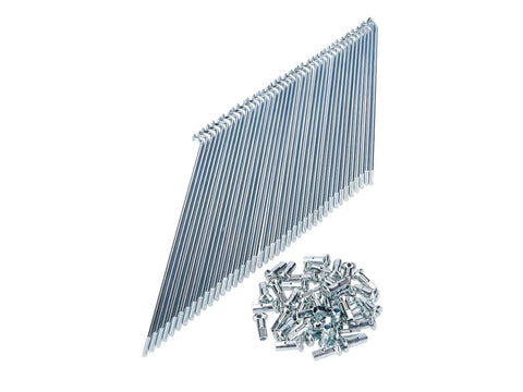 Spoke set 168mm chrome for moped scooter OEM STANDARD MOTOVEIKALS 21