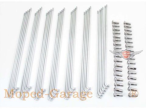 Spoke set 36 pieces 190mm 2,7mm 5mm for Hercules Prima 2N type 504 012, 2S 013, 3S 014, M1 506, M2 504, M3, P1 505, MP 2, DIVERSE / IMPORT MOTOVEIKALS 21