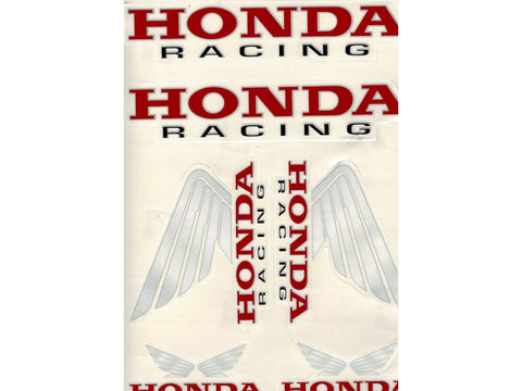 Sponsor Kit 310 x 220mm red black for moped DIVERSE / IMPORT MOTOVEIKALS 21