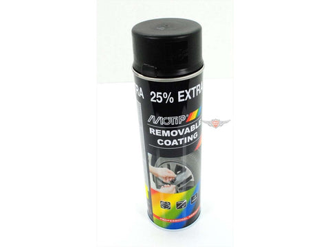 Spray paint can 500ml black for moped mokick DIVERSE / IMPORT MOTOVEIKALS 21