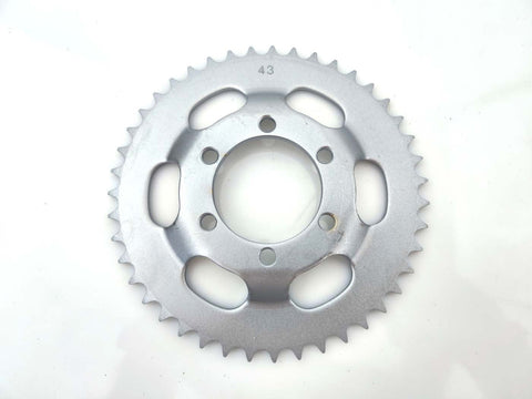 Sprocket 120mm for ZD 20, 40, 25, ZL Hai CX 25 TS, ZS ZE C 50 Sport type 517-021, 529-010, GTS 4 speed, 50, TS DIVERSE / IMPORT MOTOVEIKALS 21