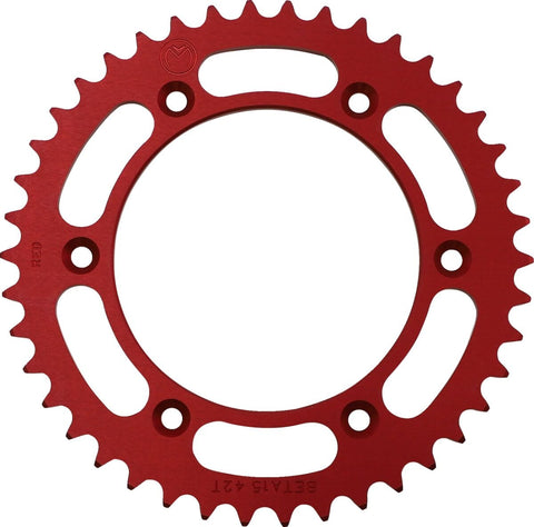 Sprocket Alu Mse Beta 42T Red MOOSE RACING HARD-PARTS MOOSE RACING MOTOVEIKALS 21