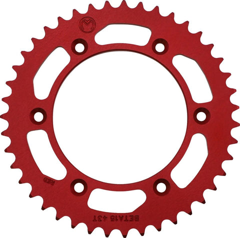 Sprocket Alu Mse Beta 43T Red MOOSE RACING HARD-PARTS MOOSE RACING MOTOVEIKALS 21