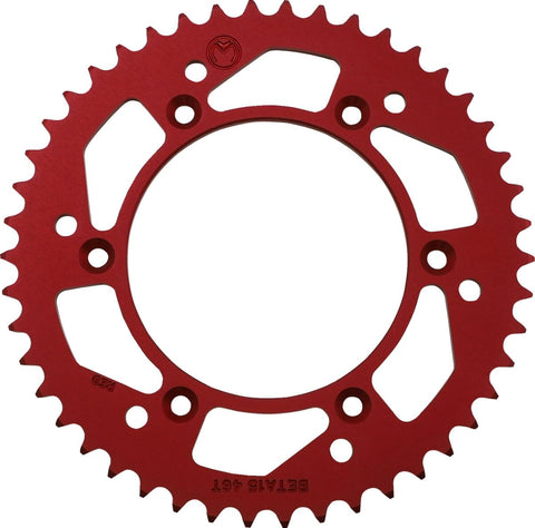 Sprocket Alu Mse Beta 46T Red MOOSE RACING HARD-PARTS MOOSE RACING MOTOVEIKALS 21