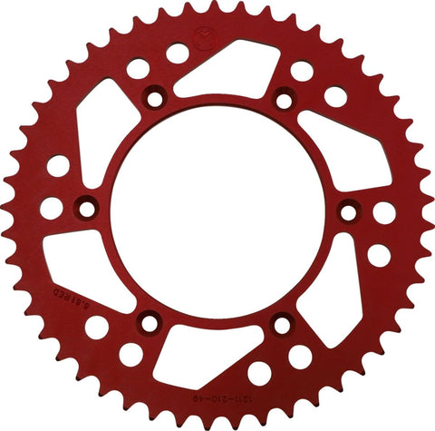 Sprocket Alu Mse Hon 49T Red MOOSE RACING HARD-PARTS MOOSE RACING MOTOVEIKALS 21