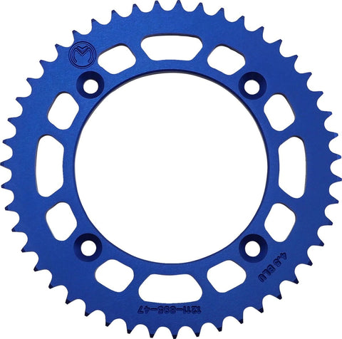 Sprocket Alu Mse Ktm 47T Blue MOOSE RACING HARD-PARTS MOOSE RACING MOTOVEIKALS 21