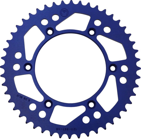 Sprocket Alu Mse Ktm 48T Blue MOOSE RACING HARD-PARTS MOOSE RACING MOTOVEIKALS 21
