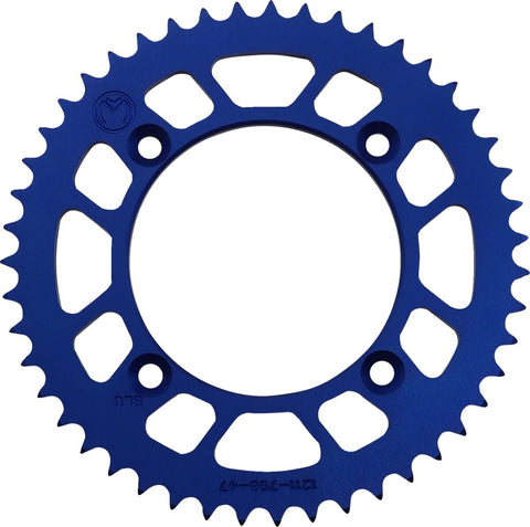 Sprocket Alu Mse Yam 47T Blue MOOSE RACING HARD-PARTS MOOSE RACING MOTOVEIKALS 21