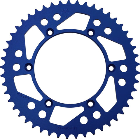 Sprocket Alu Mse Yam 49T Blue MOOSE RACING HARD-PARTS MOOSE RACING MOTOVEIKALS 21