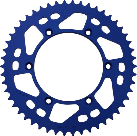 Sprocket Alu Mse Yam 50T Blue MOOSE RACING HARD-PARTS MOOSE RACING MOTOVEIKALS 21