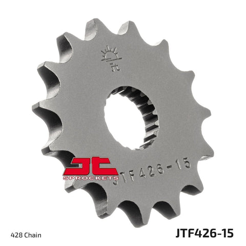 Sprocket Front 15T 428 JT SPROCKETS JT SPROCKETS MOTOVEIKALS 21