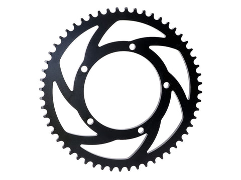sprocket Premium 56 teeth 428 5-fold screwed aluminum black for Sherco SM 50, SE 50 Euro5 2020- 101 OCTANE MOTOVEIKALS 21