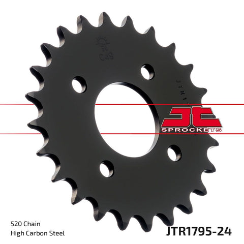 Sprocket Rear 24T 520 JT SPROCKETS JT SPROCKETS MOTOVEIKALS 21
