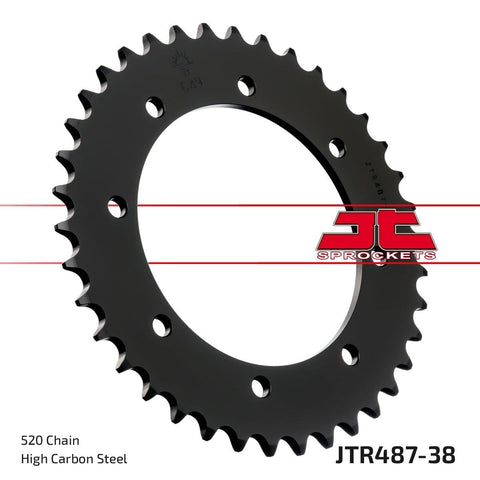 Sprocket Rear 38T 520 JT SPROCKETS JT SPROCKETS MOTOVEIKALS 21