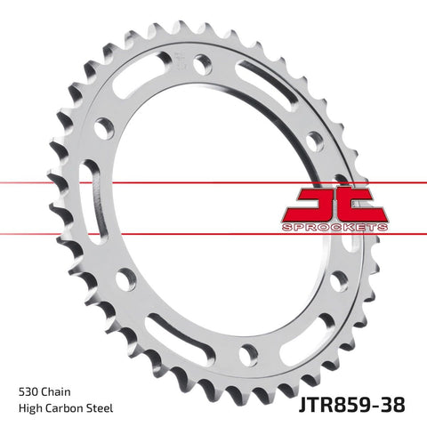 Sprocket Rear 38T 530 Blk JT SPROCKETS JT SPROCKETS MOTOVEIKALS 21