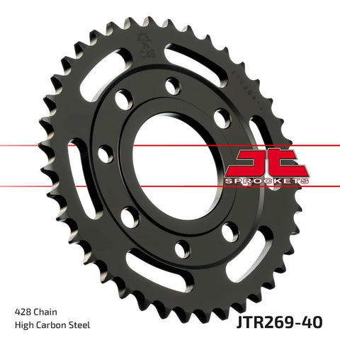 Sprocket Rear 40T 428 JT SPROCKETS JT SPROCKETS MOTOVEIKALS 21