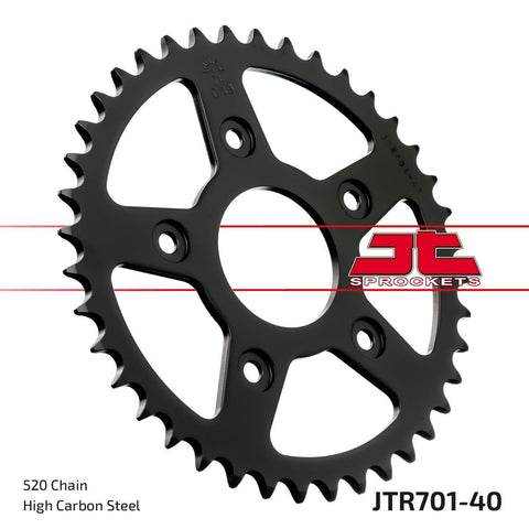 Sprocket Rear 40T 520 JT SPROCKETS JT SPROCKETS MOTOVEIKALS 21