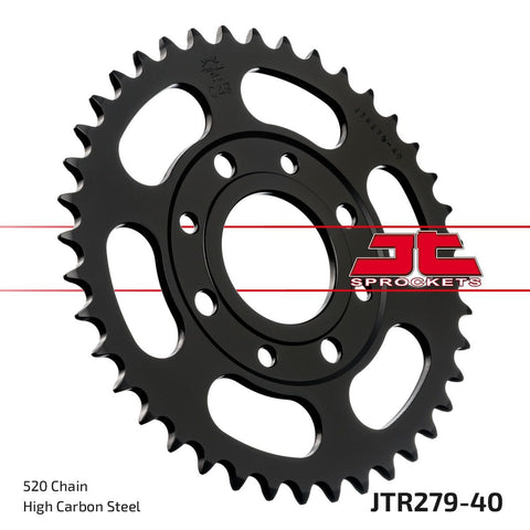 Sprocket Rear 40T 520 JT SPROCKETS JT SPROCKETS MOTOVEIKALS 21