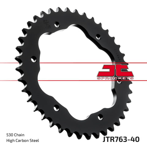 Sprocket Rear 40T 530 Blk JT SPROCKETS JT SPROCKETS MOTOVEIKALS 21