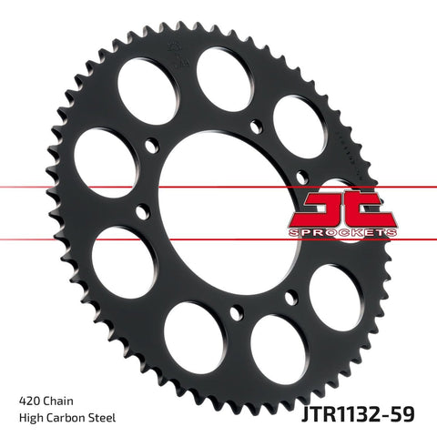 Sprocket Rear 420 59T JT SPROCKETS JT SPROCKETS MOTOVEIKALS 21