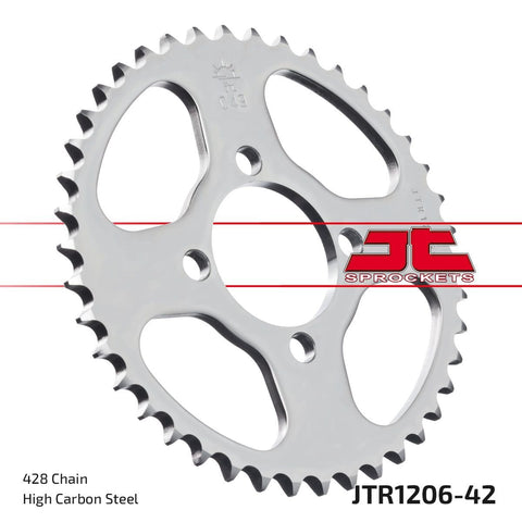 Sprocket Rear 42T 428 JT SPROCKETS JT SPROCKETS MOTOVEIKALS 21
