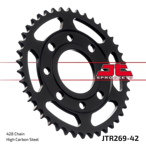 Sprocket Rear 42T 428 JT SPROCKETS JT SPROCKETS MOTOVEIKALS 21