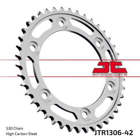 Sprocket Rear 42T 530 Blk JT SPROCKETS JT SPROCKETS MOTOVEIKALS 21