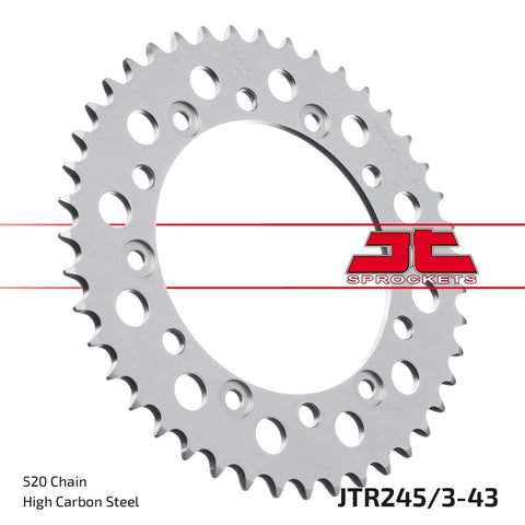Sprocket Rear 43T 520 JT SPROCKETS JT SPROCKETS MOTOVEIKALS 21