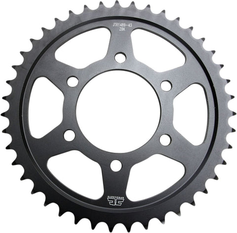 Sprocket Rear 43T 525 Blk JT SPROCKETS JT SPROCKETS MOTOVEIKALS 21