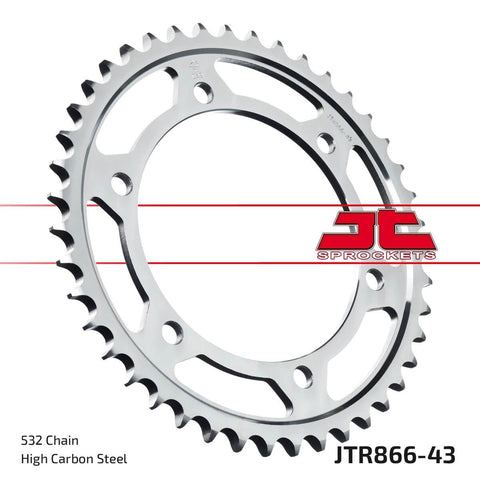 Sprocket Rear 43T 532 JT SPROCKETS JT SPROCKETS MOTOVEIKALS 21
