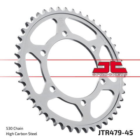 Sprocket Rear 45T 530 Blk JT SPROCKETS JT SPROCKETS MOTOVEIKALS 21
