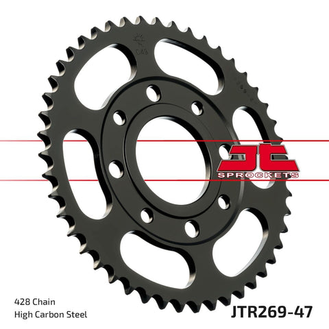 Sprocket Rear 47T 428 JT SPROCKETS JT SPROCKETS MOTOVEIKALS 21